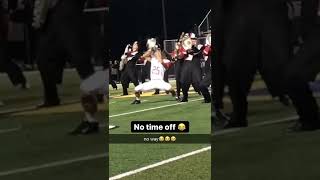 #funny #moments  He plays with both, on the football team and band 😂no time off 😂