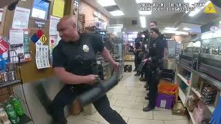 Cops Mag Dump 7/11 Hostage Taker After RAMMING A Door