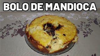 Receita 46 - como fazer bolo de mandioca ou aipim no fogão a lenha - cremoso e delicioso