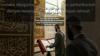 Ketika Al Qur'an dibaca, dengarkan dan perhatikanlah #shorts #quotesislami #motivasiislam#inspirasi