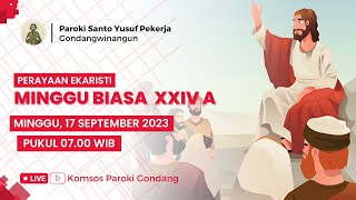 PERAYAAN EKARISTI MINGGU BIASA XXIV A - Minggu, 17 September 2023