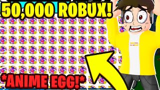 WYDAŁEM $50,000 ROBUX NA NOWE ANIME JAJKO I ZDOBYŁEM HUGE PETY! | PET SIMULATOR X Roblox