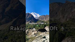 Rocks and RAKAPOSHI🏔️