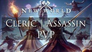 Cleric/Assassin PVP Duo - New World Ironman Build | Greatsword, Hatchet, Flail, Rapier & Life Staff