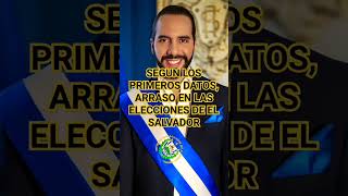 Segun los primeros datos, Nayib Bukele fue reelecto con el 85% de los votos en El Salvador 💪🙏