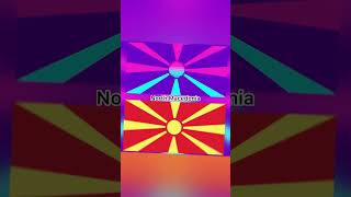 Countries flags in synthwave style #trending #europe #europe #usa #flags #synth-wave #turkey