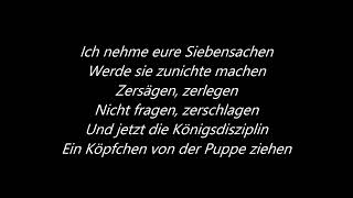 Rammstein - Zerstören (Lyrics)