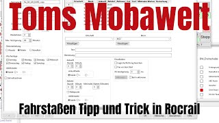 Fahrstraßen Tipps und Tricks in Rocrail. Teil 2 / Spur N