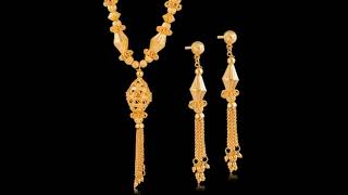 Latest Gold Neckless Set Designs 2018