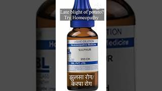 #late_blight_in_potato?Try Homeopathy#homeogardening #agrohomeopathy