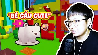 BIẾN THÀNH "BÉ GẤU CUTE" PARKOUR TRONG MINI WORLD | Sheep