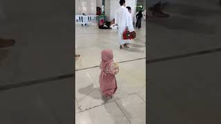 Mashallah cute princess 😍😘#makkah#madina