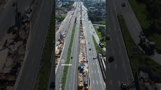 Obra de Construção de três novos VIADUTOS na Rodovia PRESIDENTE DUTRAI #DroneSampa