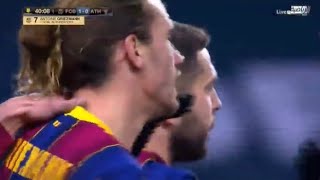 Griezmann goal / Barcelona VS Athletic Bilbao (1-0) Super Cup Final