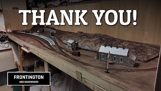 1K Subs Special! Entire model railway layout overview