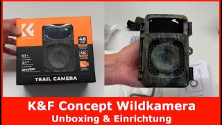 K&F Concept 4K 48MP Wildkamera mit 64GB SD Karte || Unboxing & Review