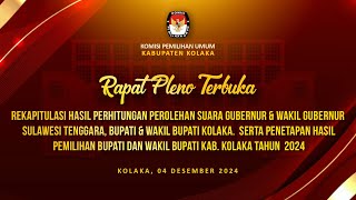 LIVE SESI III__ RAPAT PLENO TERBUKA RAKAPITULASI HASIL PERHITUNGAN PEROLEHAN SUARA TAHUN 2024