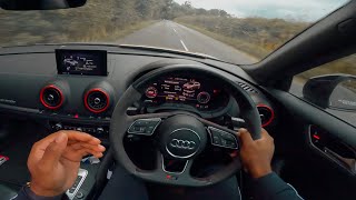 POV DRIVE IN A 550BHP 2018 AUDI RS3!!