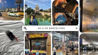 ✨ VLOG | Barcelona por 48h | Madrugón, turisteo y comida muy ricaaa 🍽️