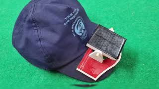 Solar fan cap / solar powered FAN cap / school science project / smart mini fan in cap