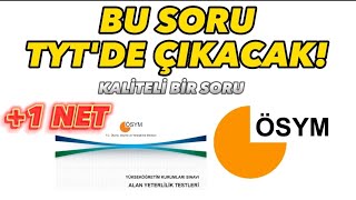 Bu Soru TYT'DE Çıkacak! Kaliteli Bir Soru #tyt #yks #ayt