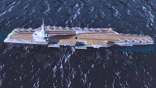 PA-Ng New French Navy Aircraft Carrier Animation