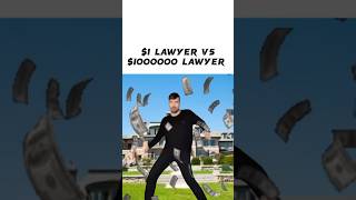 Mr Beast $1 Lawyer vs $1,000,000 Lawyer 💀😭#mrbeast #funny