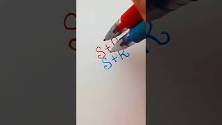 Drawing S+R Love Monogram and Heart Easy ❤ | 💞 Simple Drawing Tutorial #shorts #draw #easydrawings