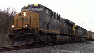 Northbound CSX Grain/Coal Empties @ Chattanooga, TN 2/26/2022