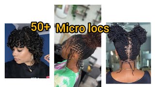 most recent micro locs styles for black women/Sisterlocks hairstyles/micro locs