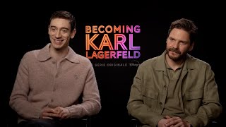 Daniel Brühl & Théodore Pellerin dans Becoming Karl Lagerfeld: Il était un grand romantique allemand