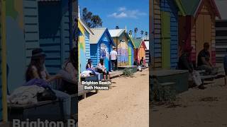 These tiny houses at the beach cost a fortune #colorful #brighton  #melbourne