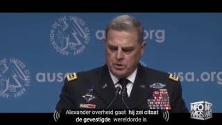 Gen. Mark A Milley: "dense population will take in the EU."