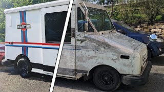 Painting my old USPS mail truck with Rustoleum (and no experience)