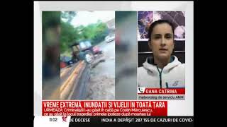 Vreme extrema, inundatii si vijelii in toata tara