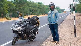 Jaisalmer - Vadodara - Mumbai Solo Long Ride on Suzuki Burgman Street 1155kms