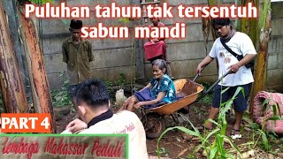 Viral..!Nenek Lumpuh Sebatangkara Puluhan tahun tak tersentuh sabun mandi || lembaga makassar peduli