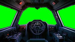 Spaceship - Green Screen