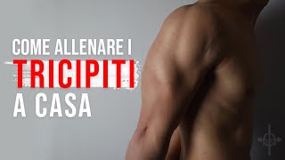 Allenamento braccia: Come allenare i tricipiti con il calisthenics (3 esercizi a corpo libero)