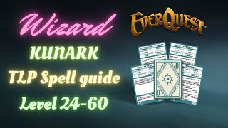 EVERQUEST TEEK TLP 2024 - New player Wizard guide for random loot Kunark spells level (24-60)