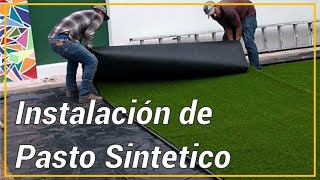 Pasto Artificial Instalacion