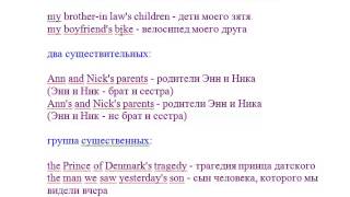 Possessive Pronouns.Притяжательные местоимения в английском языке