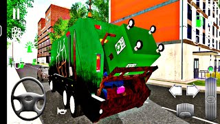 Trash Truck Simulator #1 - Android IOS gameplay walkthrough