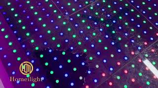 3D Starlit led dance floor support sound control