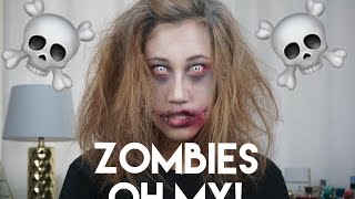 HALLOWEEN TUTORIAL || ZOMBIES OH MY!