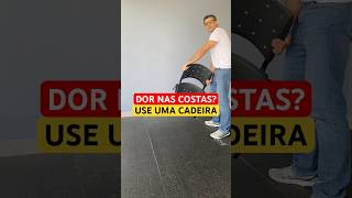 Dor nas costas? Use uma cadeira para aliviar sua dor #dicas #dorlombar #mobilidade