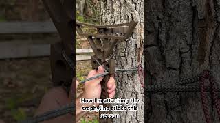 Trophyline hyperlite alternative attachment method| the way I’m running my climbing sticks