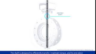 F7NW Triple Offset Valves   Series 30000   One Piece Shaft