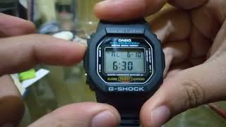 Cómo configurar la alarma en el reloj Casio G-Shock DW 5600E - En Español