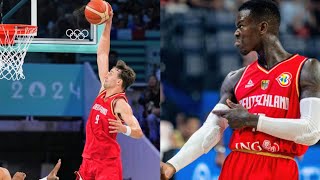 Franz Wagner,Dennis Schroder Best Highlight Moments Against France in Olympic Mens Basketball